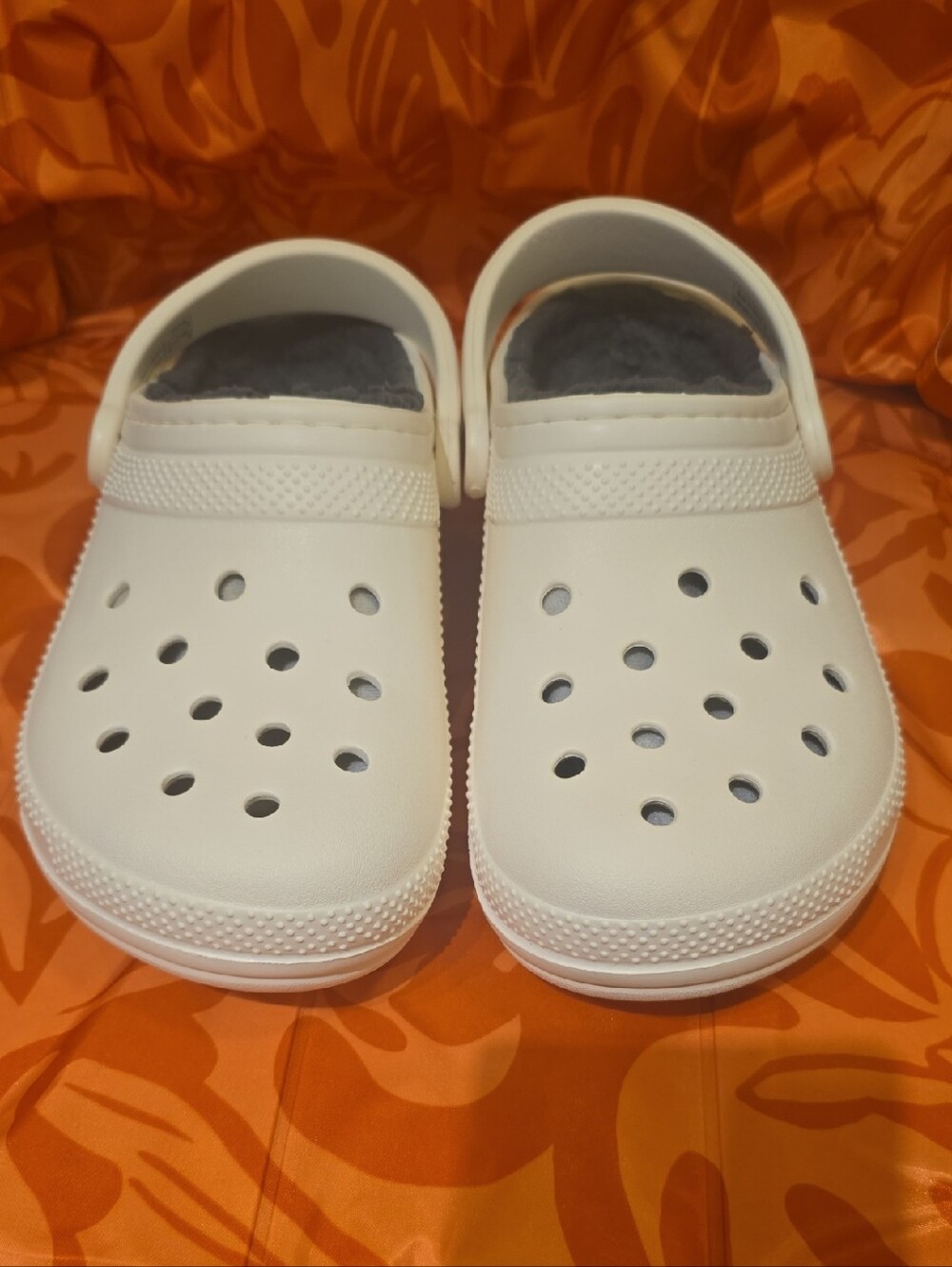 Kids White Slip-On Clog Shoes